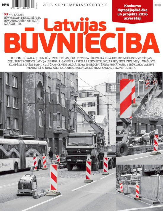 Iznācis žurnāls “Latvijas Būvniecība” 2016/5