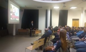 Ainārs Leitēns, "Velve" valdes priekšsēdētājs, ar lekciju viesojas LLU Vides un būvzinātnes fakultātē