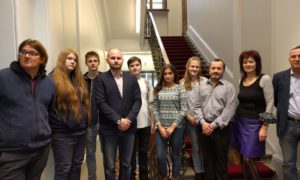 Jaunā Saeimas ēka Jēkaba ielā tika iepazīta 2016.gada 4.novembrī, aicinot līdzi skolniekus no Rīgas Tautas Daiļamatu pamatskolas