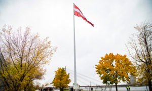 Monumentāla Latvijas karoga masta būvniecība AB Dambis, Rīga. Pasūtītājs: Biedrība «Latvijas Karogs». Arhitekts Andris Kronbergs, «ARHIS Arhitekti». Būvnieks “RECK”. Būvuzraudzība Alvis Krauklis, «FABRUM».