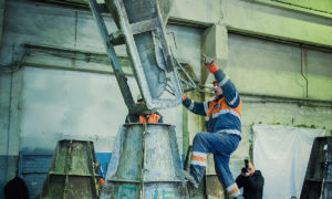 Ventspils brīvostas Dienvidu mola atjaunošanas būvdarbu uzsākšana