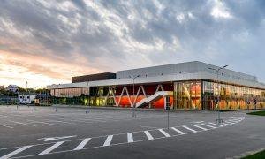 Rēzeknes Olimpiskais centrs. Pasūtītājs Rēzeknes pilsētas dome, projekts REM PRO.