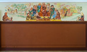 Unikālie Anša Cīruļa gleznojumi Ogrē