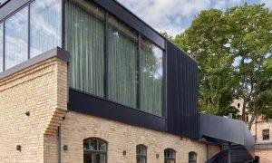 Biroju ēkas pārbūve Pārslas ielā, Rīga. Pasūtītājs RDI VESTRUM, projekts Lauder Architects, būvnieks ASVER, būvuzraugs Pēteris Eihenbaums.