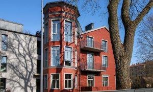 Dzīvojamā ēka Baložu iela 9, Rīga. Pasūtītājs Hepsor BAL9, projekts Diānas Zalānes projektu birojs, būvnieks Mitt&Perlebach, būvuzraugs Būves un būvsistēmas.