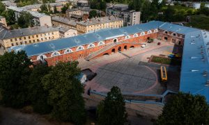 Inženierarsenāls Daugavpils Cietoksnī. Pasūtītājs Daugavpils valstspilsētas pašvaldība, projekts REM PRO, būvnieks LAGRON, būvuzraugs Fortum.
