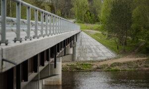 Gaujas tilta pārbūve Rāmniekos