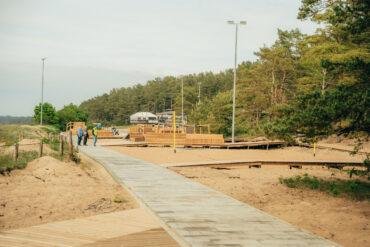 Jūras parka labiekārtošana Saulkrastos