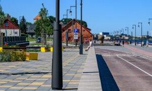 Ostas ielas promenāde Ventspilī