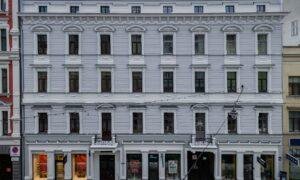 Fasāžu atjauno&scaron;ana. Tērbatas iela 16/18, Rīga. Pasūtītājs Tērbatas nams 16/18. Projektētājs LDU. Būvnieks D-LUKS BŪVE. Būvuzraugs Būvprojektu Vadības birojs. 