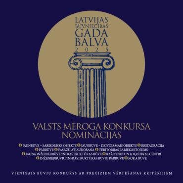 Konkursam Latvijas Būvniecības Gada balva 2025 pieteiktie objekti