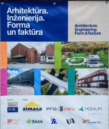 Ceļojošā izstāde “Arhitektūra. Inženierija. Forma un funkcija” apskatāma Valmierā