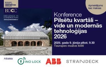 Konference Pilsētu kvartāli – vide un modernās tehnoloģijas 2026